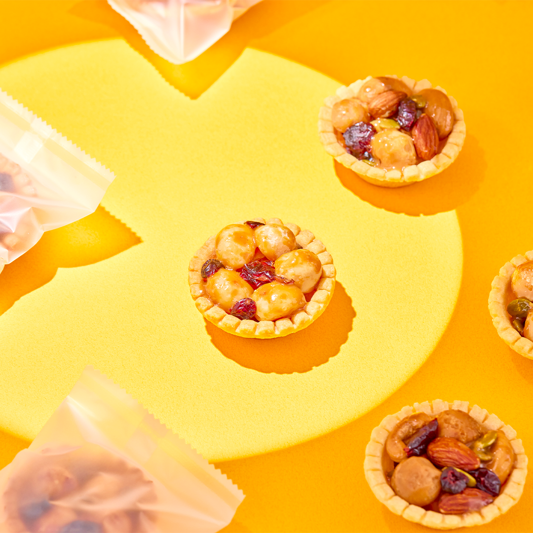 這是小雞吃果堅果塔包裝